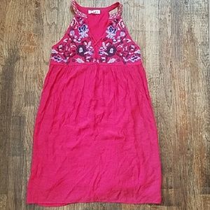 NWOT THML embroidered dress size small